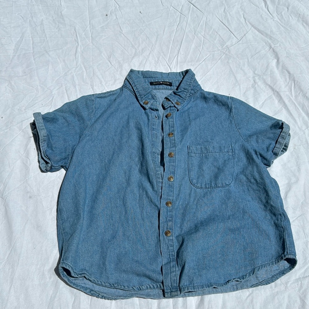 Brandy Melville denim top
